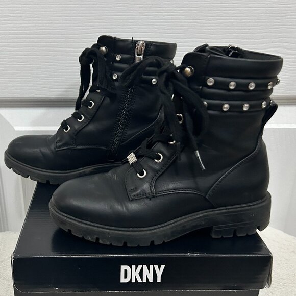 Girls Combat Boots - Size 1 - Picture 5 of 6